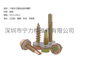 六角法蘭面自鉆自攻螺釘